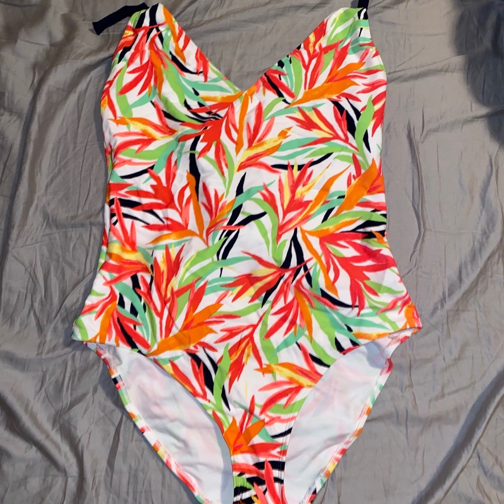 Aerie Floral One Piece Swim